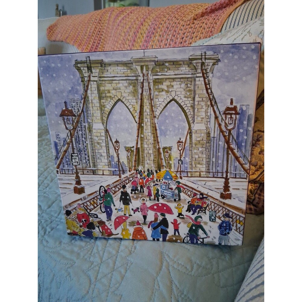 Brooklyn Bridge Puzzle, NEW! Galison 1,000 Pc, Michael Storrings - FAST SHIPPING